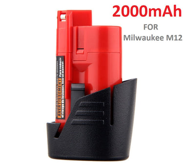 Compatible Replacement Milwaukee M12 12V 2AH Battery Battery